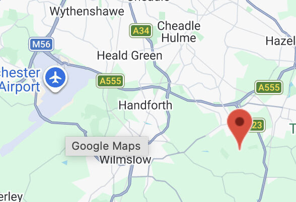 Map showing location of Avro Heritage Museum, Woodford