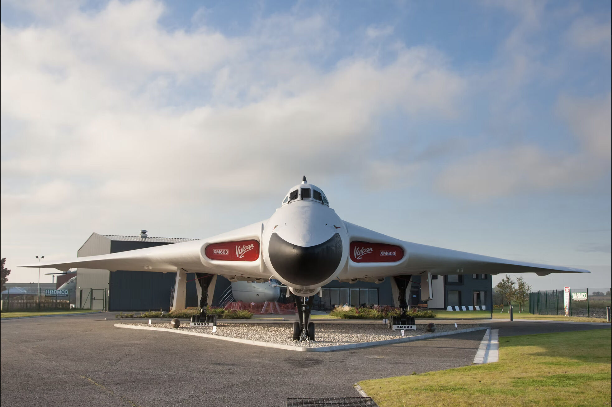 Avro Vulcan bomber at Avro Heritage Museum