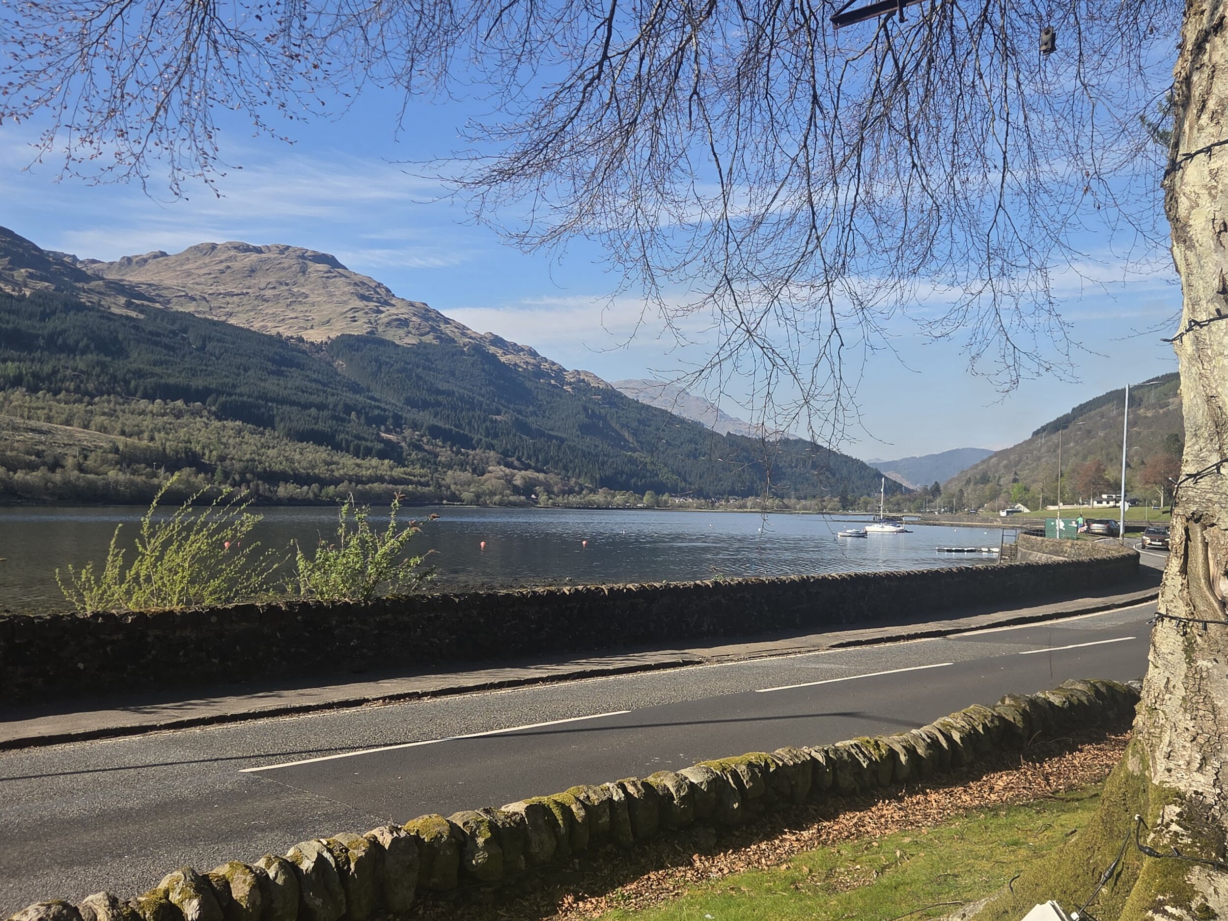 View over Loch Long near The Village Inn