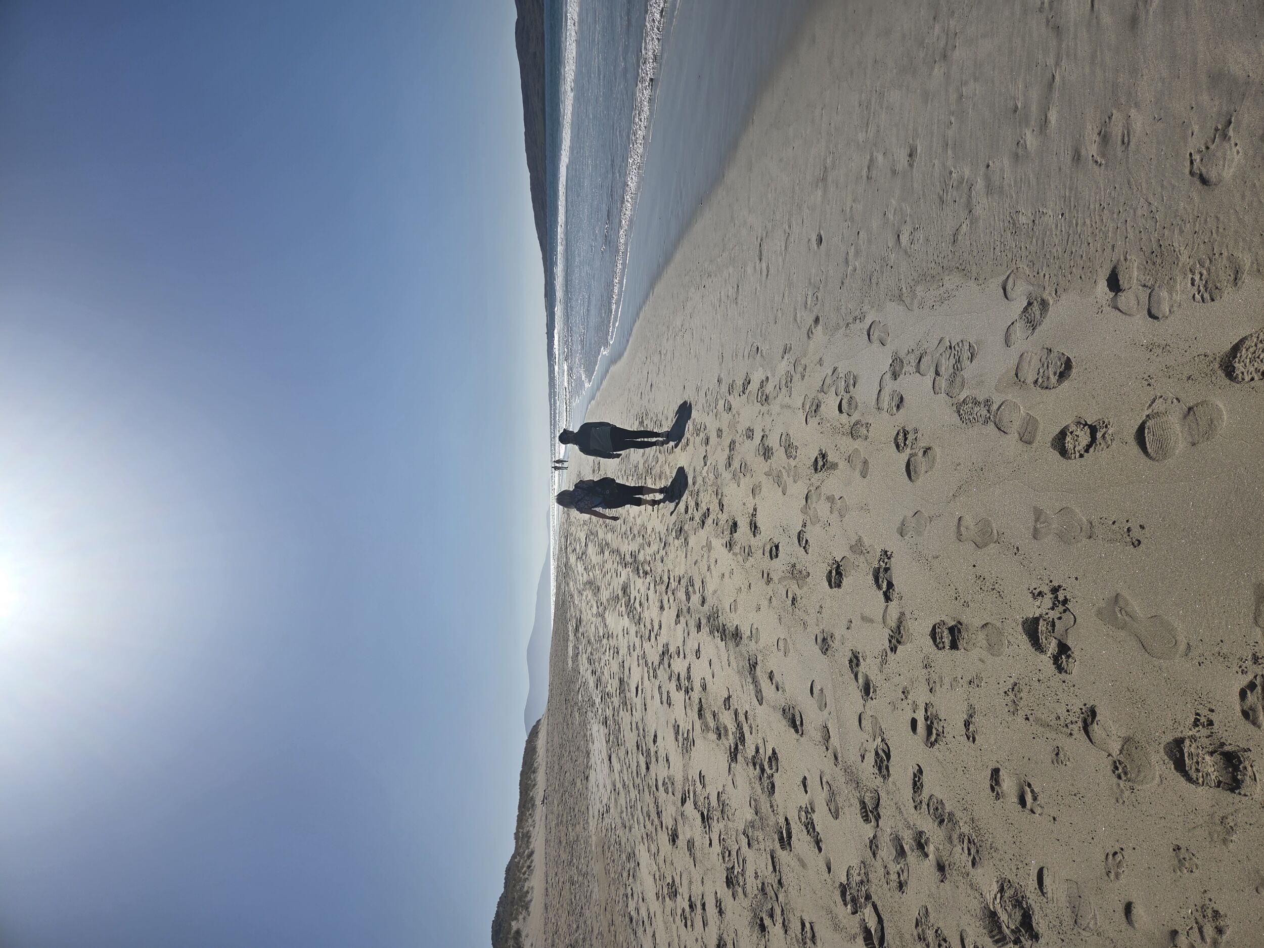 Beach stop on Harris