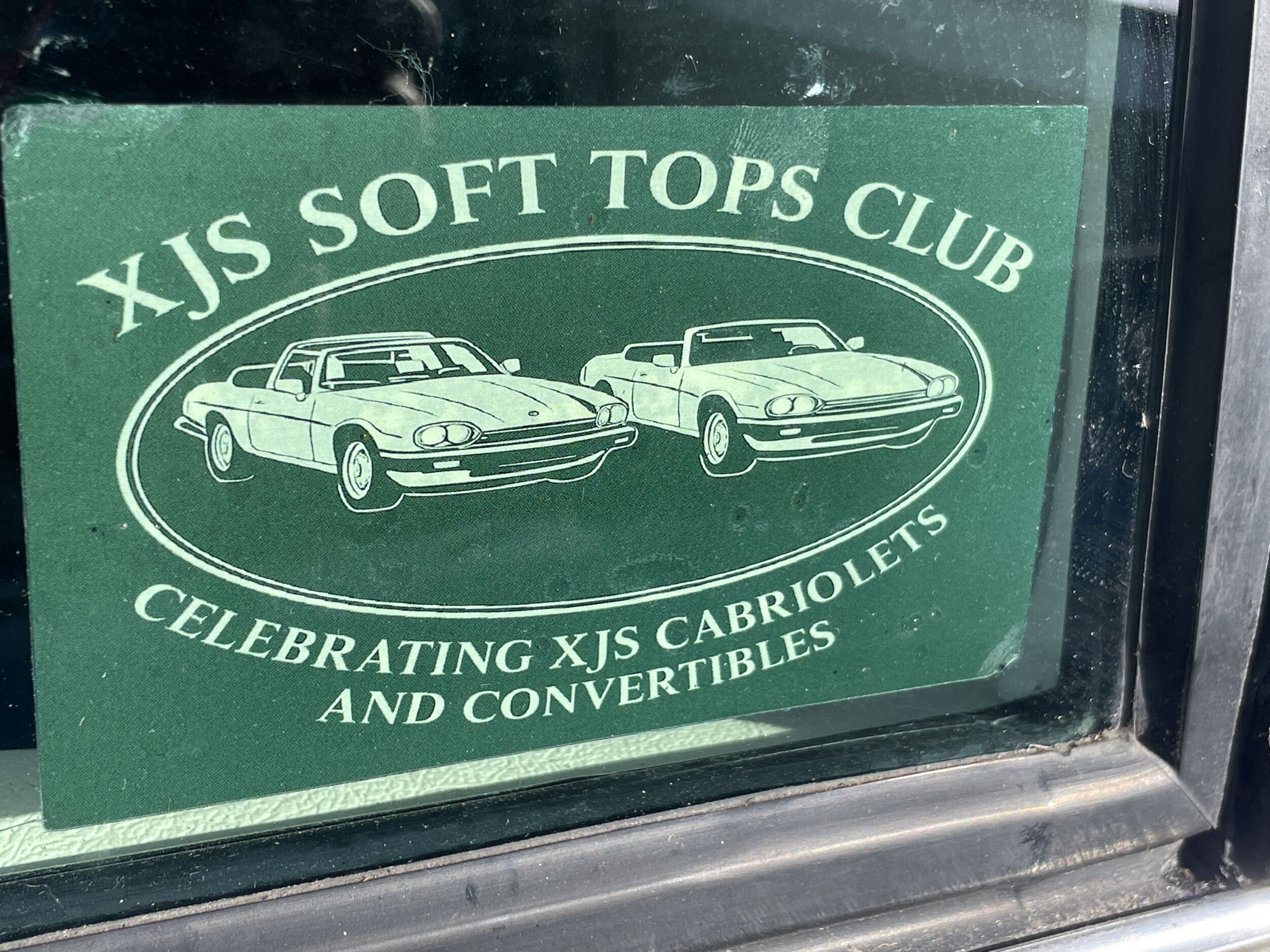 Window Sticker on window